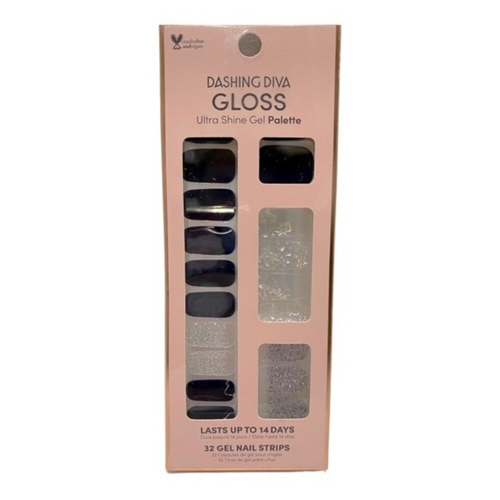 Dashing Diva Gloss Ultra Shine Gel Nail Strips-City Night
